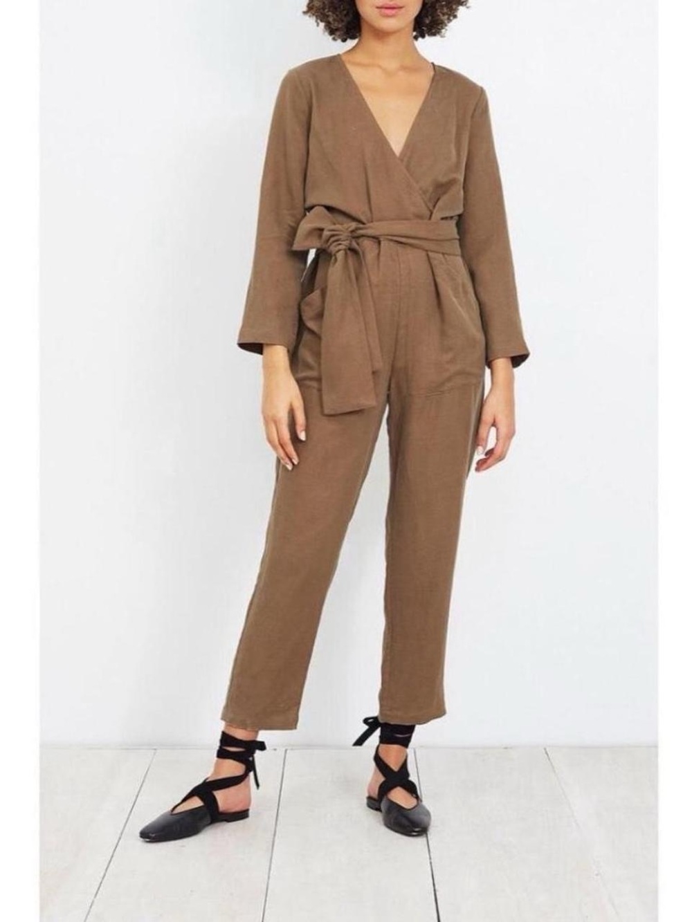 Linen Blend Summer Jumpsuit
